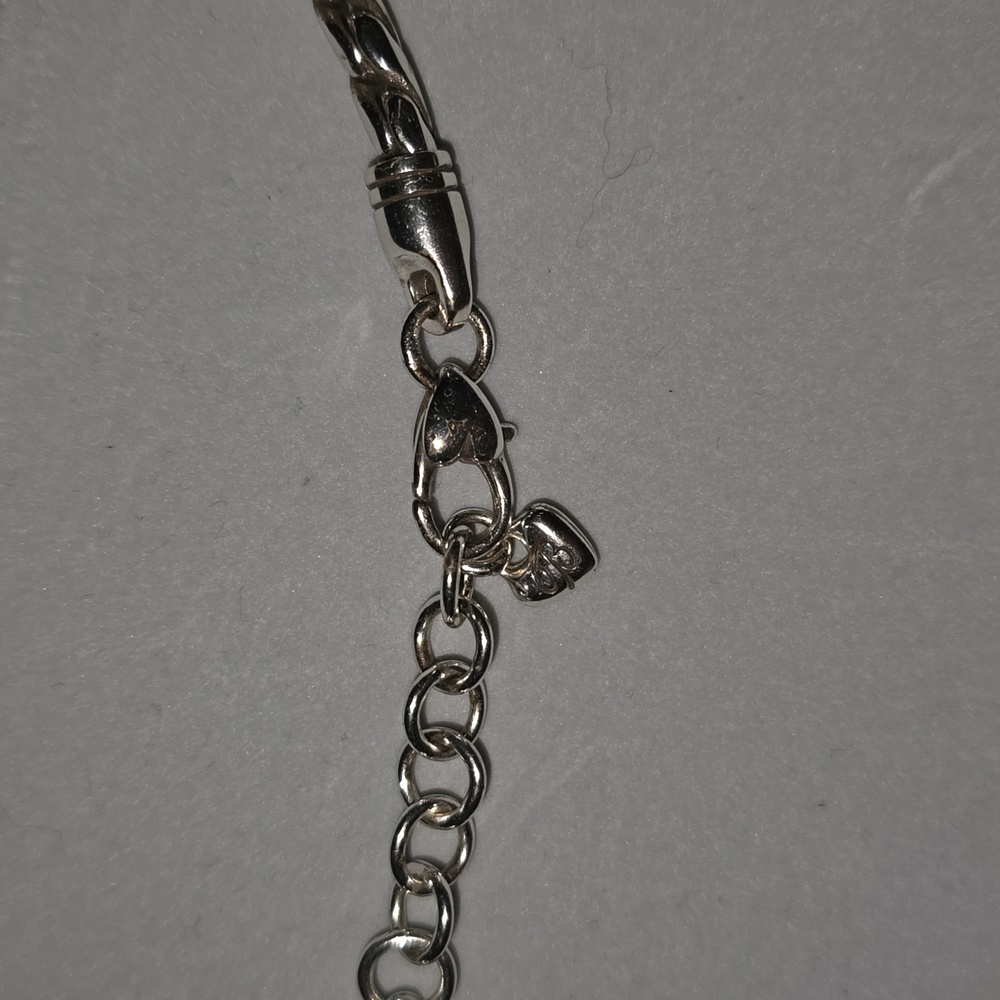 Brighton Silver Floral Pendant Necklace - Picture 2 of 2